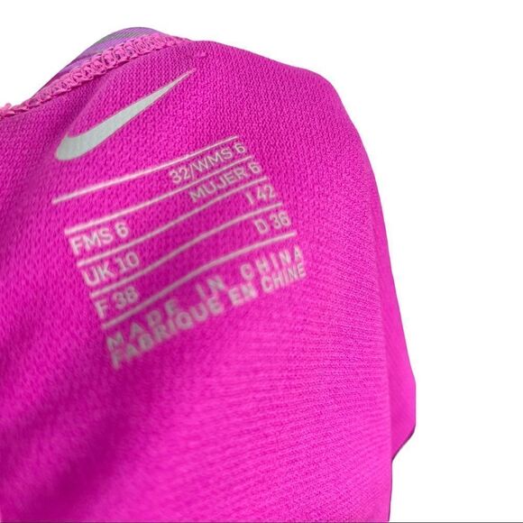 NIKE pink amp surge one piece swimsuit size 6 - Picture 8 of 8